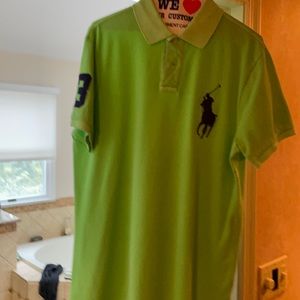 Large polo lime green